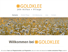 Tablet Screenshot of goldklee.info
